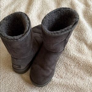 UGG Charcoal Shearling Boots